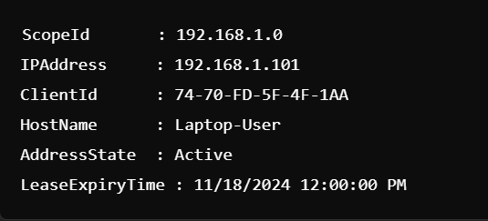 DHCP'de Belirli Bir MAC Adresini Aramak: PowerShell Kullanımı