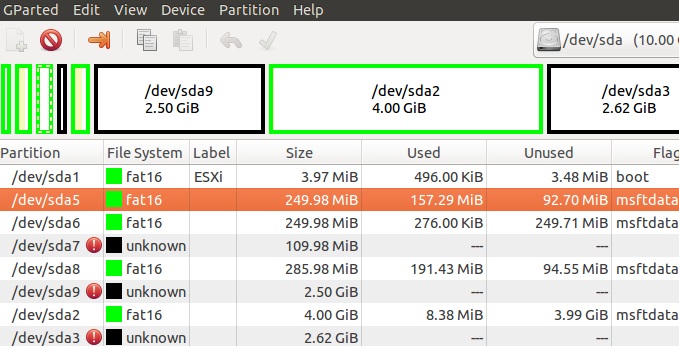 sda5-needs-to-be-mounted-ESXi-root